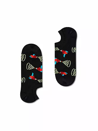 HAPPY SOCKS | Damen Sneaker Socken LAZER QUEST 36-40 black / multi | schwarz