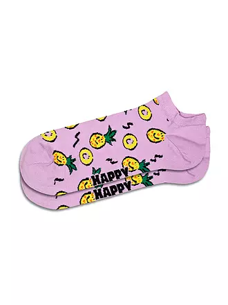 HAPPY SOCKS | Damen Sneaker Socken PINEAPPLE 36-40 light purple | rosa