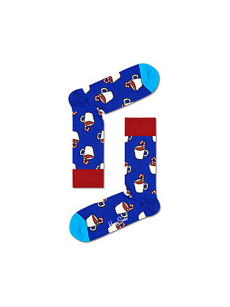 HAPPY SOCKS | Damen Socken CANDY CANE 36-40 medium blue | blau