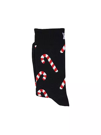 HAPPY SOCKS | Damen Socken CANDY CANE 36-40 navy | dunkelblau