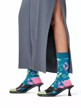 HAPPY SOCKS | Damen Socken KREBS 36-40 navy | blau