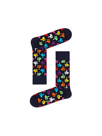 HAPPY SOCKS | Damen Socken THUMBS UP 36-40 dark blue / navy | dunkelblau