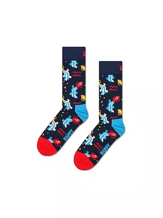 HAPPY SOCKS | Damen Socken WASSERMANN 36-40 navy | dunkelblau