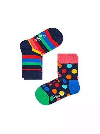 HAPPY SOCKS | Geschenkset Kinder Socken STRIPE 2-er Set bunt | bunt