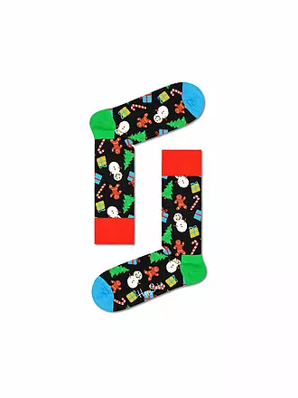 HAPPY SOCKS | Herren Socken BRING IT ON medium blue | schwarz
