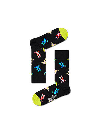 HAPPY SOCKS | Herren Socken FROG black / multi | schwarz
