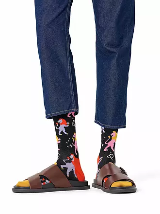 HAPPY SOCKS | Herren Socken LÖWE  41-46 navy | schwarz