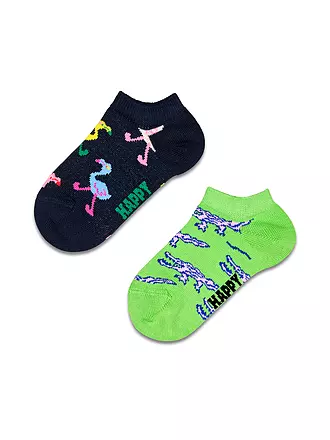 HAPPY SOCKS | Kinder Sneaker Socken ANIMALS 2er Pkg navy | blau