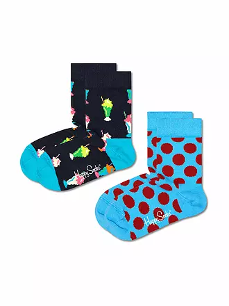 HAPPY SOCKS | Kinder Socken MILKSHAKE 2-er Pkg. dark blue / navy | dunkelblau