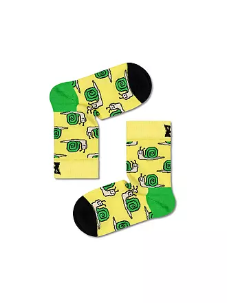 HAPPY SOCKS | Kinder Socken SNAIL yellow | gelb