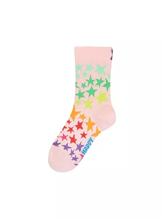 HAPPY SOCKS | Kinder Socken STAR pink | rosa