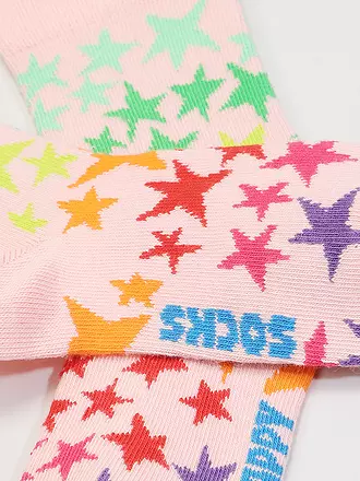 HAPPY SOCKS | Kinder Socken STAR pink | rosa