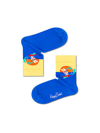 HAPPY SOCKS | Kinder Socken SURFING BUNNY medium blue | blau