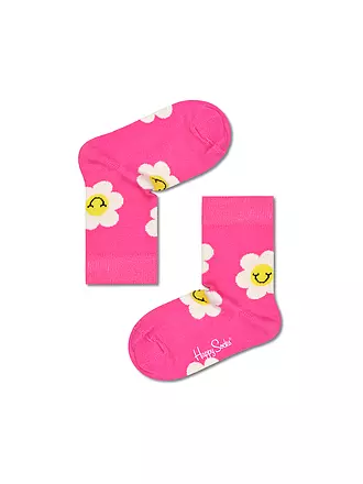 HAPPY SOCKS | Mädchen Socken SMILEY DAISY pink | pink