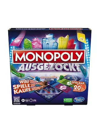 HASBRO |  Brettspiel -  Monopoly Ausgezockt | keine Farbe