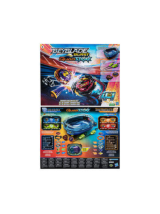 HASBRO | Beyblade Burst QuadStrike Thunder Edge Battle Set | keine Farbe