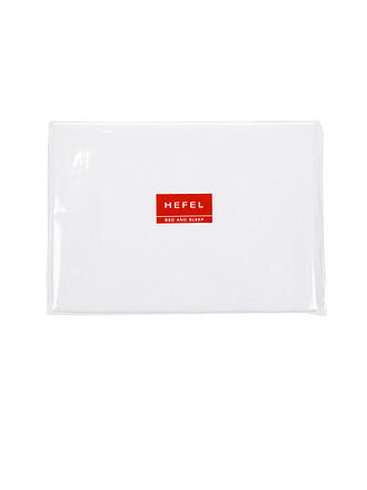 HEFEL | Jerseybezug für Reisekissen 25x45cm | weiss