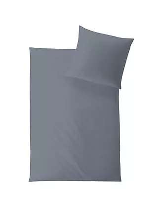 HEFEL | Tencel Bettwäsche Uni 70x90cm/140x200cm Elfenbein | grau