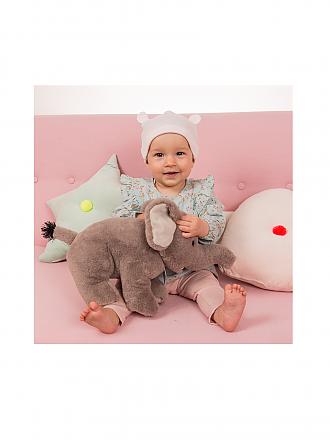 HERMANN TEDDY | Plüschtier - Elefant sitzend 35cm | grau