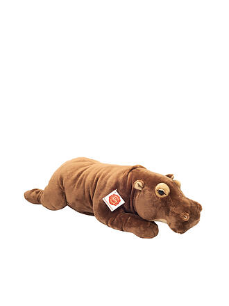 HERMANN TEDDY | Plüschtier - Nilpferd liegend 48cm | braun