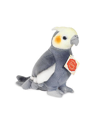 HERMANN TEDDY | Plüschtier - Nymphensittich 17cm | grau