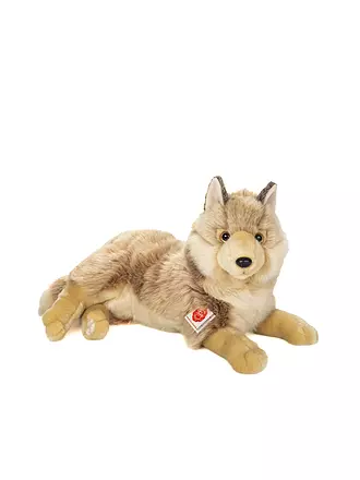 HERMANN TEDDY | Plüschtier - Wolf liegend 40 cm | keine Farbe