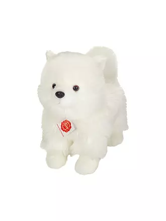 HERMANN TEDDY | Plüschtier - Zwergspitz weiß stehend 35 cm | keine Farbe