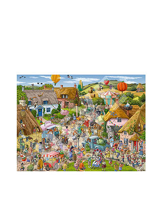 HEYE | Puzzle - Country Fair Cartoon im Dreieck 1500 Teile | keine Farbe