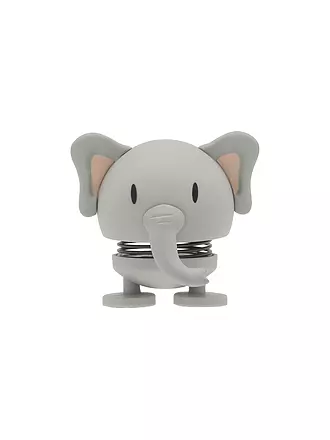 HOPTIMIST | Dekofigur Soft Elephant 7,6cm Grey | hellbraun