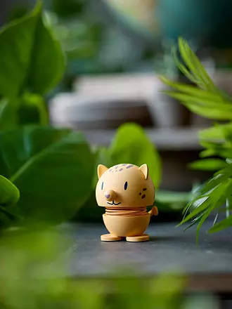 HOPTIMIST | Dekofigur Soft Elephant 7,6cm Grey | orange