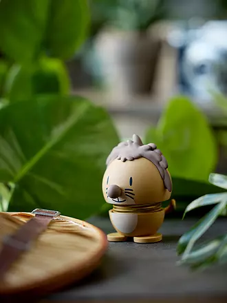 HOPTIMIST | Dekofigur Soft Rhino 7,6cm Grey | hellbraun