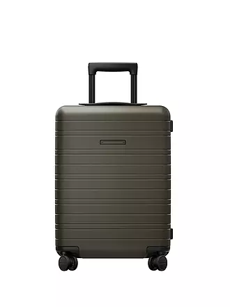 HORIZN STUDIOS | Handgepäck Trolley H5 SMART 55cm Dark Olive | schwarz