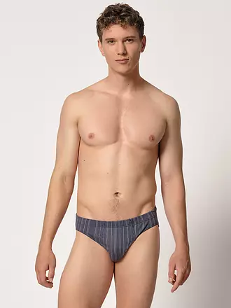 HUBER | Brasil Slip 2er Pkg. almost stripeselection | blau