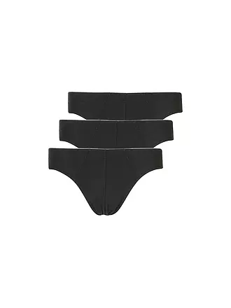 HUBER | Slip 3er Pkg Just Comfort Schwarz | 