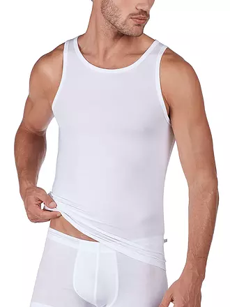 HUBER | Tanktop | weiss