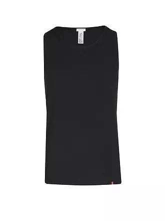 HUBER | Unterhemd white | schwarz