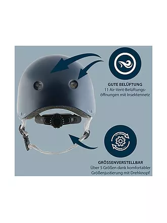 HUDORA | Skaterhelm midnight 56-60 | keine Farbe