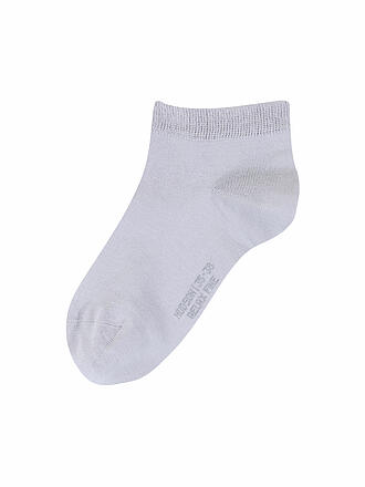 HUDSON | Kurzsocken Relax Fein silber | schwarz