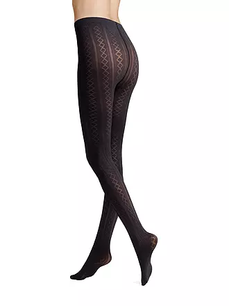 HUDSON | Modestrumpfhose GRAPHIC SPIRIT | schwarz