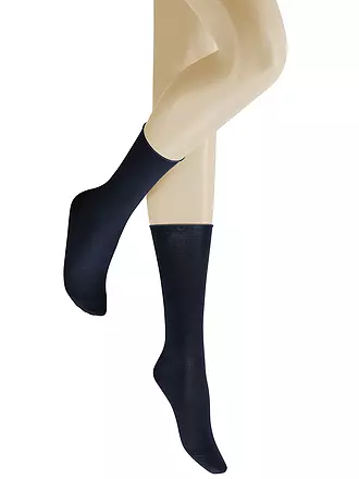 HUDSON | Socken RELAX FINE marine | beige