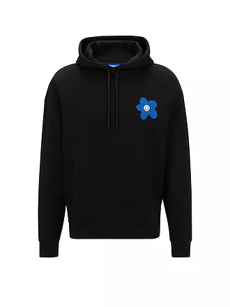HUGO BLUE | Kapuzensweater - Hoodie | schwarz