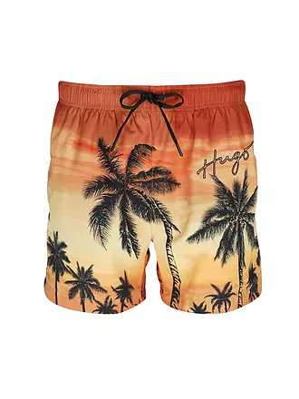 HUGO | Badeshorts | orange