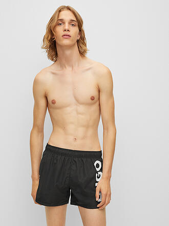 HUGO | Badeshorts | schwarz