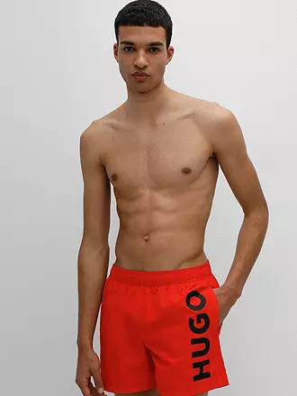 HUGO | Badeshorts | schwarz