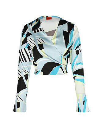 HUGO | Bluse Cropped Fit ECARLY | bunt