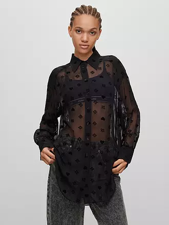 HUGO | Bluse ENNIA | schwarz