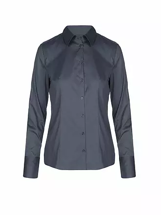 HUGO | Bluse Slim Fit | dunkelblau