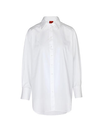 HUGO | Hemdbluse ENNIA | weiss