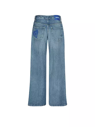 HUGO | Jeans Wide Leg GAMALA | hellblau