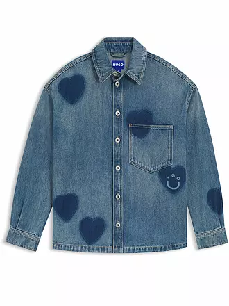 HUGO | Jeansbluse GARESA | blau